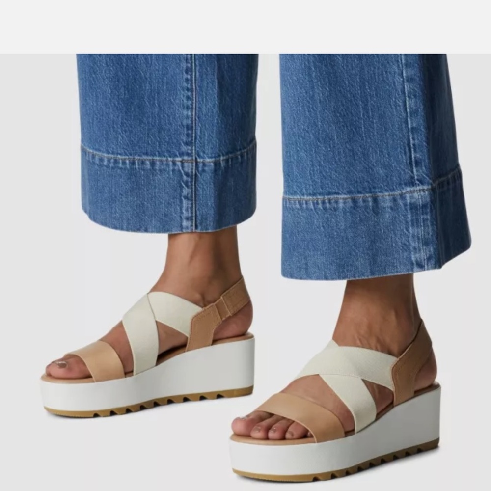 Sorel Cameron Flatform sling back sandal. Size 7. - Picture 2 of 11